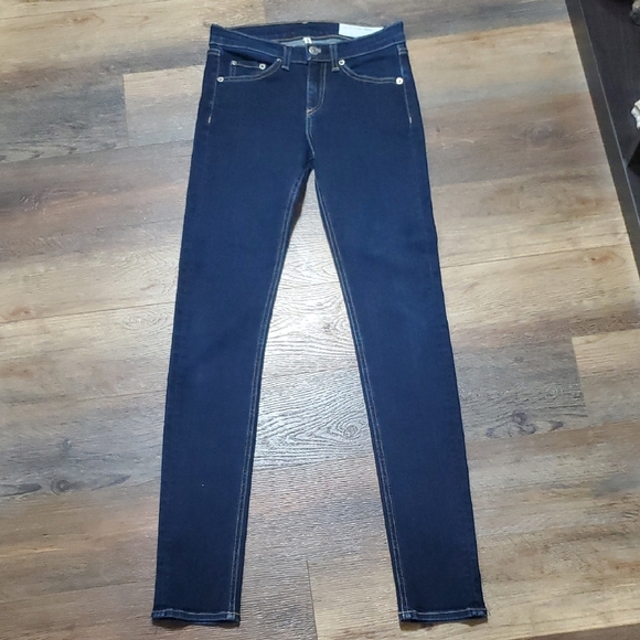Rag & Bone Blue Skinny Jeans Stretchy Denim - Picture 1 of 9